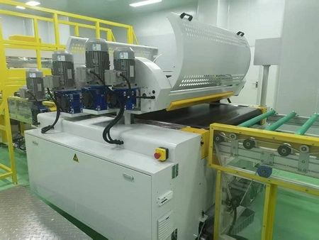 Máquina de recubrimiento de doble rodillo